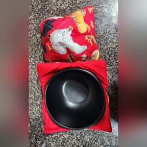 chicken themed bowl cozy